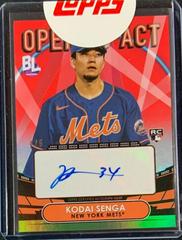 Kodai Senga [Red] #OAA-KSE Baseball Cards 2023 Topps Big League Opening Act Autographs Prices