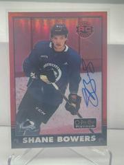 Shane Bowers [Red Autograph] Hockey Cards 2020 O Pee Chee Platinum Retro Prices