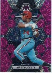 Kirby Puckett [Pink Velocity] #23 Baseball Cards 2023 Panini Chronicles Mosaic Prices