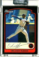 Orlando Hudson #132 Baseball Cards 2003 Bowman Prices