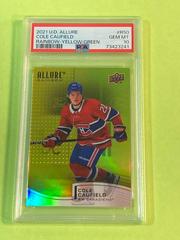 Cole Caufield [Yellow Green] Hockey Cards 2021 Upper Deck Allure Rainbow Prices