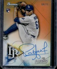 Luis Patino [Orange Refractor] #BSRA-LP Baseball Cards 2021 Bowman Sterling Rookie Autographs Prices