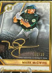 Mark McGwire [Gold] #MFA-MMC Baseball Cards 2023 Topps Museum Collection Framed Autographs Prices