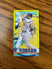 Yordan Alvarez [Chartreuse] #MRIP-YA Baseball Cards 2022 Topps Rip Mini Prices
