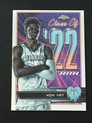 Kok Yat #CO-19 Basketball Cards 2022 Topps Chrome OTE Overtime Elite Class of Prices
