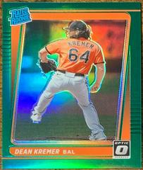 Dean Kremer [Green] #81 Baseball Cards 2021 Panini Donruss Optic Prices