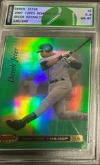 Derek Jeter [Green] #2 Baseball Cards 2007 Bowman's Best Prices