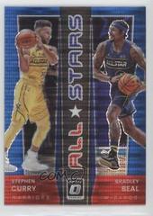Bradley Beal, Stephen Curry [Blue Pulsar] Basketball Cards 2021 Panini Donruss Optic All Stars Prices