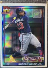 Ronald Acuna Jr. Baseball Cards 2021 Topps Chrome 70 Years of Baseball Prices