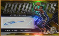 James Wiseman [Gold] #CAS-JWS Basketball Cards 2021 Panini Spectra Catalysts Signatures Prices