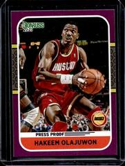 Hakeem Olajuwon [Press Proof] Basketball Cards 2022 Panini Donruss Retro Series Prices