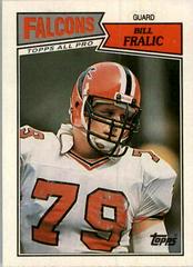 Bill Fralic #255 Football Cards 1987 Topps Prices