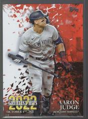Aaron Judge Baseball Cards 2023 Topps 2022 Greatest Hits Prices