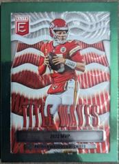 Patrick Mahomes II [Green] #TW-1 Football Cards 2023 Panini Donruss Elite Title Waves Prices