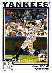Aaron Boone #578 Baseball Cards 2004 Topps Prices