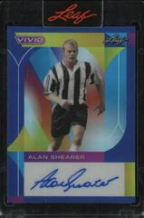 Alan Shearer [Navy Blue] Soccer Cards 2022 Leaf Vivid Autographs Prices