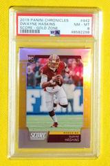 Dwayne Haskins [Gold Zone] #442 Football Cards 2019 Panini Chronicles Score Prices