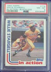 Willie Stargell [In Action Blackless] #716 Baseball Cards 1982 Topps Prices