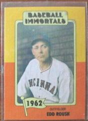 Edd Roush #90 Baseball Cards 1980 Baseball Immortals Prices