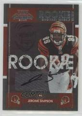 Jerome Simpson [Autograph] #150 Football Cards 2008 Playoff Contenders Prices