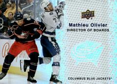 Mathieu Olivier #DB-6 Hockey Cards 2023 Upper Deck Director of Boards Prices