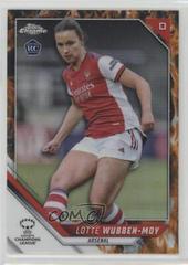 Lotte Wubben Moy [Inferno Refractor] #55 Soccer Cards 2021 Topps Chrome UEFA Women’s Champions League Prices