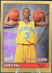 Chris Paul [Gold] Basketball Cards 2005 Topps Bazooka Prices