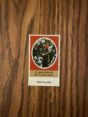 Johnny Fuller Football Cards 1972 Sunoco Stamps Update Prices