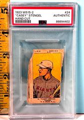 'Casey' Stengel [Hand Cut] Baseball Cards 1923 W515 2 Prices