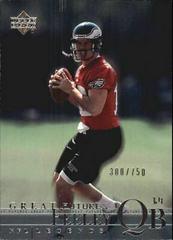 A.J. Feeley Football Cards 2001 Upper Deck Legends Prices