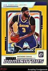 Anthony Davis [Gold] Basketball Cards 2021 Panini Donruss Optic Elite Dominators Prices