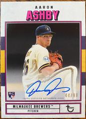 Aaron Ashby #AC-AA Baseball Cards 2022 Topps Brooklyn Collection Autographs Prices