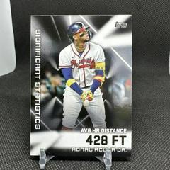 Ronald Acuna Jr. #SS-19 Baseball Cards 2023 Topps Significant Statistics Prices