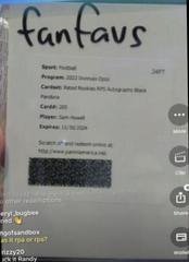 Sam Howell [Autograph Black Pandora] #205 Football Cards 2022 Panini Donruss Optic Prices
