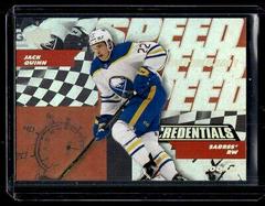 Jack Quinn #SGR-6 Hockey Cards 2022 Upper Deck Credentials Speed of the Game Rookie Prices