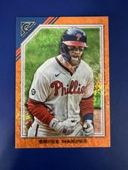 Bryce Harper [Orange Pattern] Baseball Cards 2022 Topps Gallery Prices