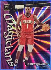 Zion Williamson [Purple Laser] #8 Basketball Cards 2022 Panini Donruss Magicians Prices