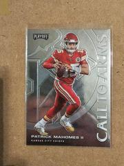 Patrick Mahomes II ##CA-3 Football Cards 2020 Panini Playoff Call to Arms Prices