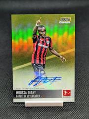 Moussa Diaby [Gold Prism Refractor] Soccer Cards 2021 Stadium Club Chrome Bundesliga Autographs Prices