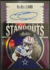 CeeDee Lamb [Purple] #SS-3 Football Cards 2023 Panini Absolute Signature Standouts Prices