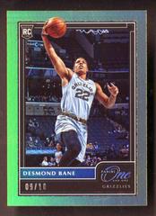 Desmond Bane [Gold] Basketball Cards 2020 Panini One and One Prices