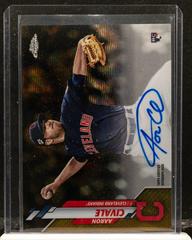 Aaron Civale [Gold Wave Refractor] #RA-AC Baseball Cards 2020 Topps Chrome Rookie Autographs Prices
