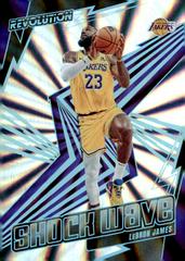 LeBron James [Sunburst] #6 Basketball Cards 2023 Panini Revolution Shock Wave Prices