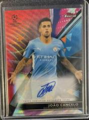 Joao Cancelo [Red Wave] Soccer Cards 2021 Topps Finest UEFA Champions League Autographs Prices