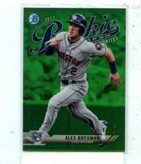 Alex Bregman [Green] Baseball Cards 2017 Bowman Rookie of the Year Favorites Prices