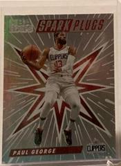 Paul George #8 Basketball Cards 2022 Panini Hoops Spark Plugs Prices