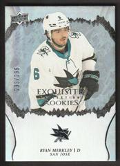 Ryan Merkley #R-19 Hockey Cards 2021 Upper Deck Ice Exquisite Collection Rookies Prices