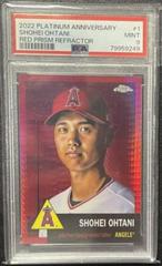 Shohei Ohtani [Red Prism] #1 Baseball Cards 2022 Topps Chrome Platinum Anniversary Prices