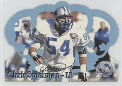 Chris Spielman [Blue Holofoil] Football Cards 1995 Pacific Crown Royale Prices