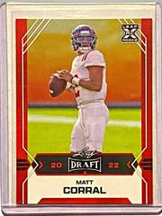 Matt Corral [Red] Football Cards 2022 Leaf Draft Prices